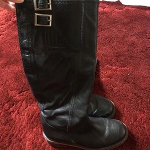 Lucky Brand Black Leather Boots